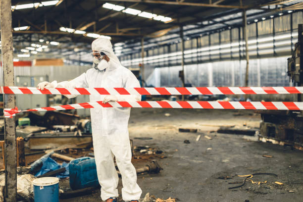 Professional Crime Scene Cleanup technician working in Franklinville, NJ